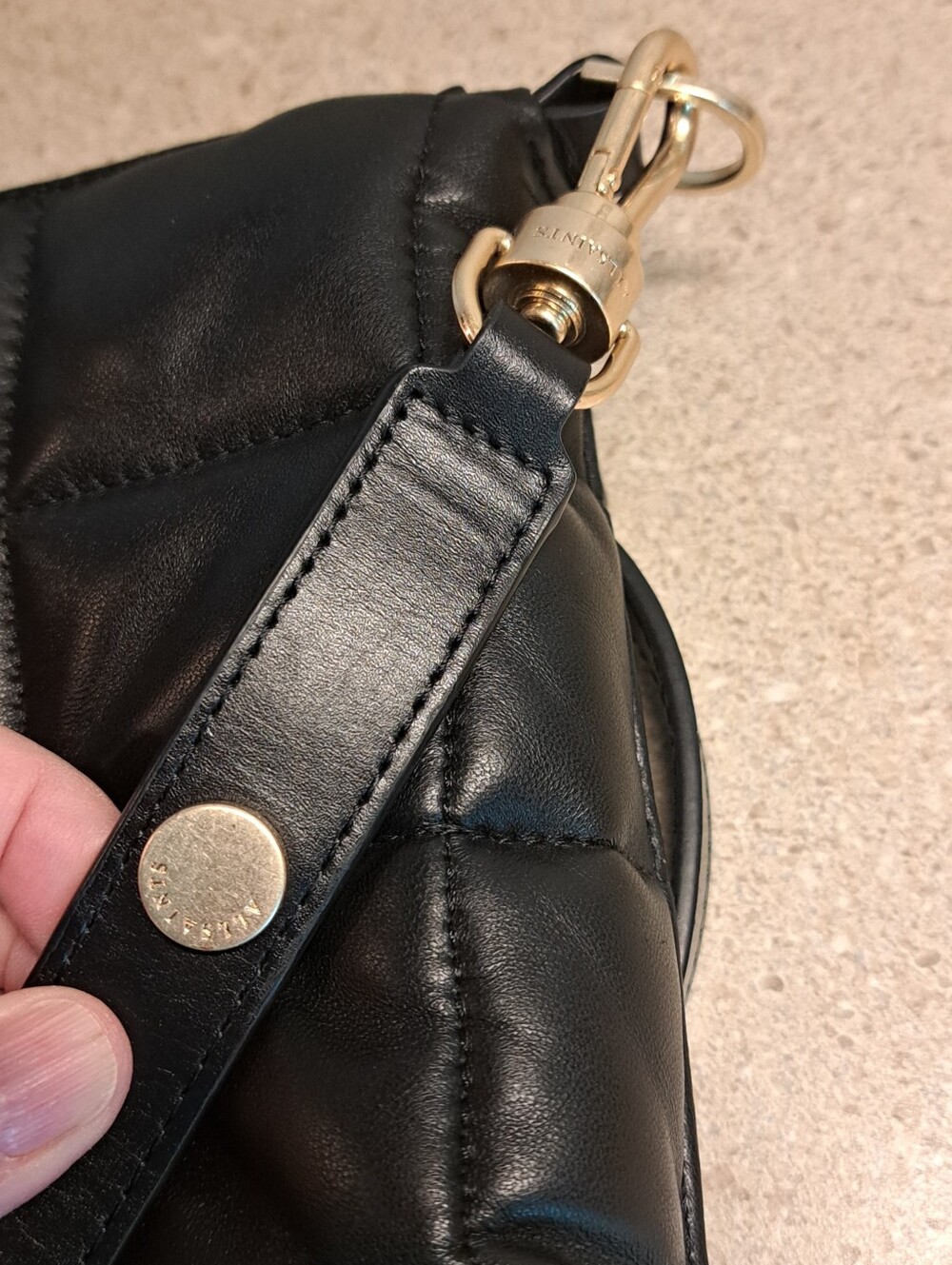 All Saints Eve Quilted Leather Crossbody Bag - Picture 4 of 11